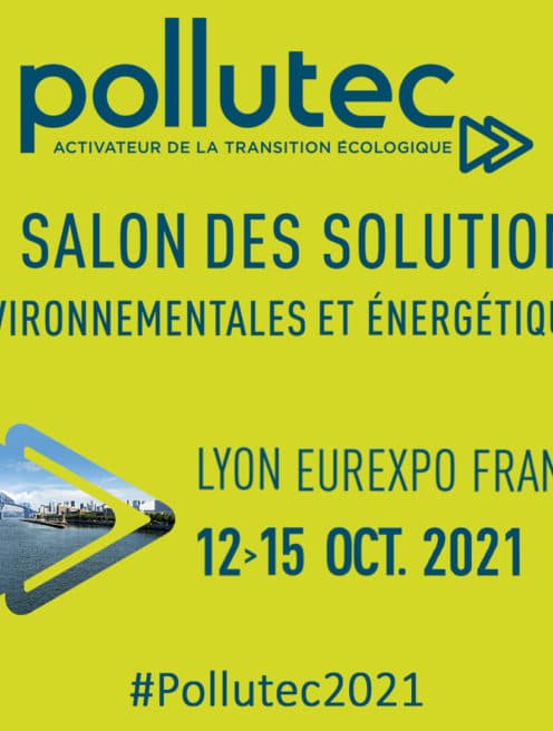 Affiche salon Pollutec Lyon 2021