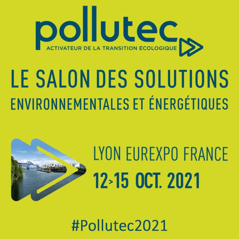 Affiche salon Pollutec Lyon 2021