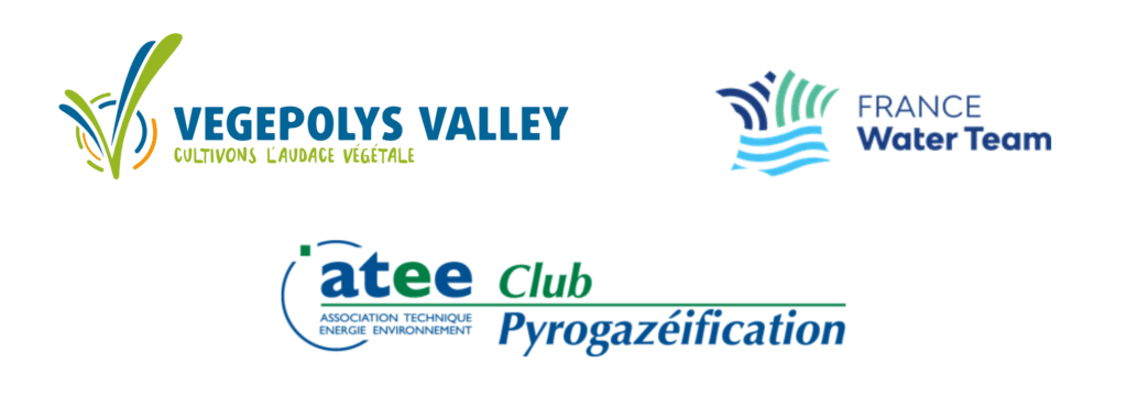 Partenaires : Vegepolys Valley / France Water TEAM / ATEE - Club Pyrogazéification